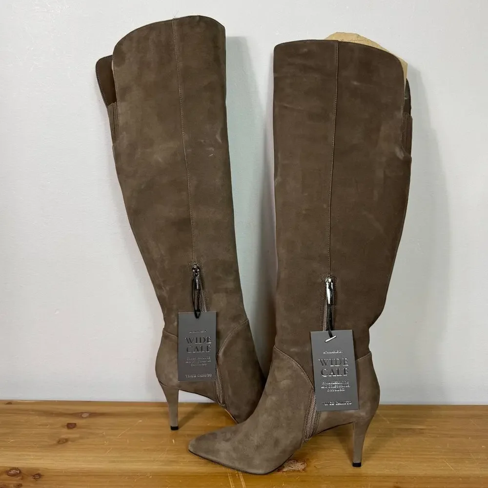 New Vince Camuto Seselti2 Boot in Sable Suede Women's Size 7 Wide Calf